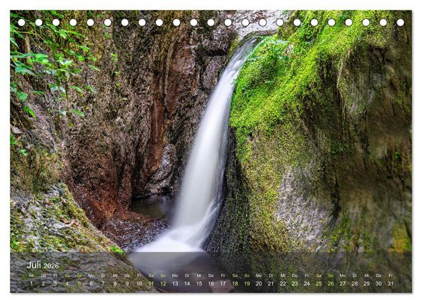 Produktbild: Idyllische Wasserwelten (Tischkalender 2026 DIN A5 quer), CALVENDO Monatskalender