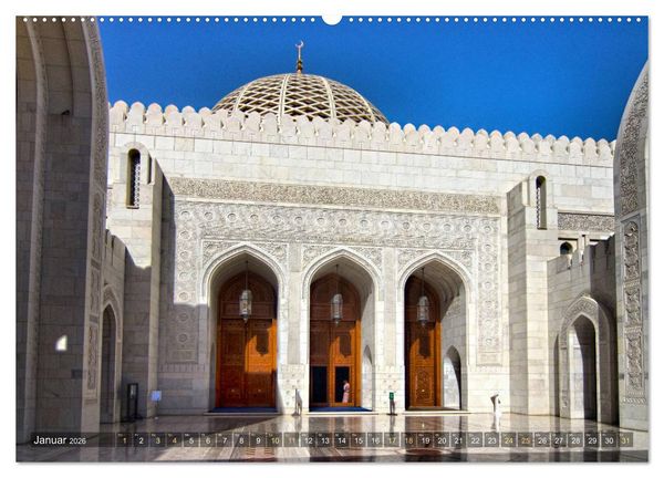 Produktbild: Sultanat Oman (Wandkalender 2026 DIN A2 quer), CALVENDO Monatskalender