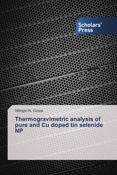 Produktbild: Thermogravimetric analysis of pure and Cu doped tin selenide NP