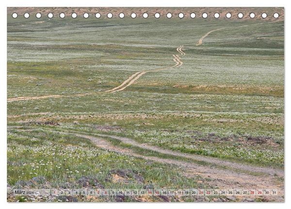 Produktbild: Nord-Gobi (Tischkalender 2026 DIN A5 quer), CALVENDO Monatskalender