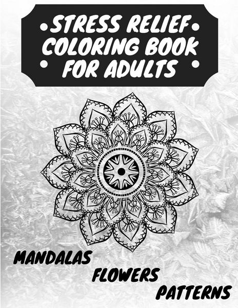 Produktbild: Stress Relief Coloring Book For Adults