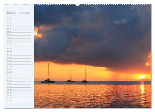 Produktbild: Katamaran-Tour (Wandkalender 2026 DIN A2 quer), CALVENDO Monatskalender