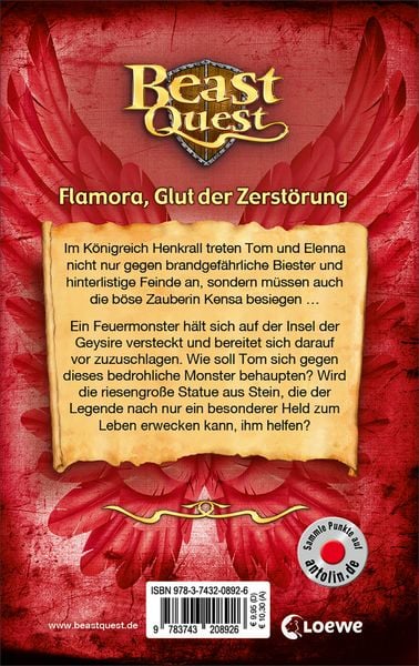 Produktbild: Beast Quest (Band 64) - Flamora, Glut der Zerst&ouml;rung