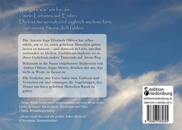 Produktbild: Wie ich dich f&uuml;hle - Gedichte f&uuml;r Trauernde. Mit Skulpturen von Andrea Ohlsen.