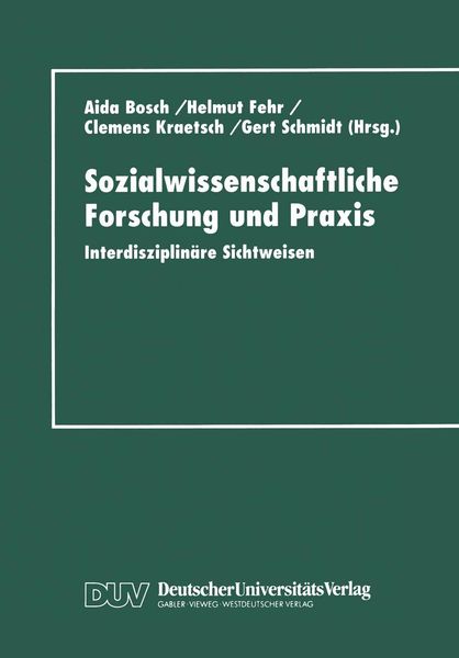 Produktbild: Sozialwissenschaftliche Forschung und Praxis