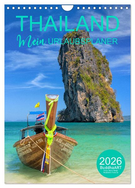 Produktbild: THAILAND - Mein Urlaubsplaner (Wandkalender 2026 DIN A4 hoch), CALVENDO Monatskalender
