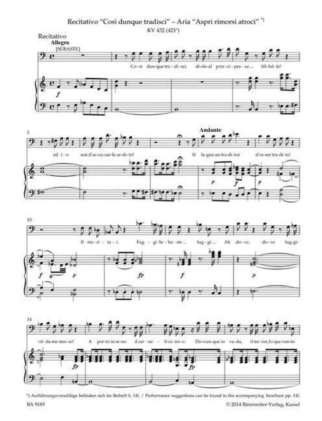 Produktbild: Mozart, W: Konzertarien f&uuml;r Bass