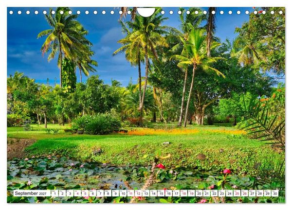Produktbild: Mauritius - Holiday island in the Indian Ocean (Wall Calendar 2027 DIN A4 landscape), CALVENDO 12 Month Wall Calendar