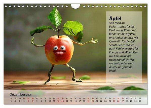 Produktbild: Tanzende Fr&uuml;chtchen (Wandkalender 2026 DIN A4 quer), CALVENDO Monatskalender
