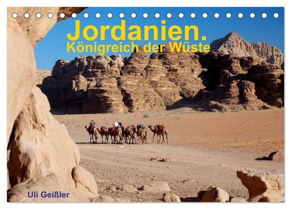 Produktbild: Jordanien. K&ouml;nigreich in der W&uuml;ste (Tischkalender 2026 DIN A5 quer), CALVENDO Monatskalender