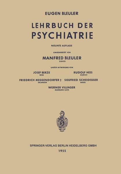 Produktbild: Lehrbuch der Psychiatrie