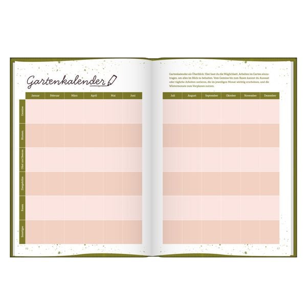 Produktbild: Gartentagebuch Garten Liebe - Mein Gartenjahr: Gartenbuch und Gartenplaner f&uuml;r d