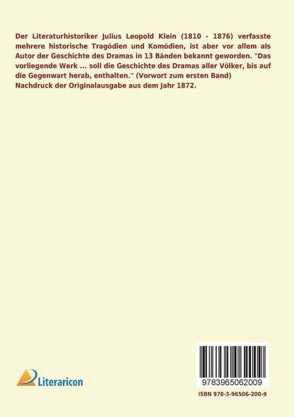 Produktbild: Geschichte des Dramas