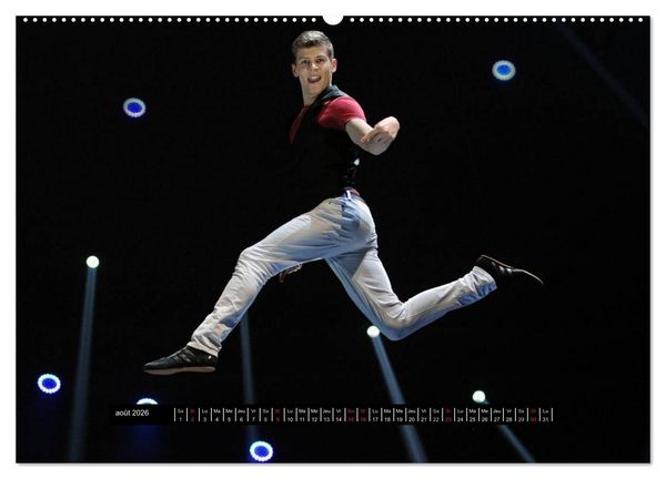 Produktbild: Les cadets du cirque &agrave; Monaco (Calendrier mural 2026 DIN A2 vertical) calendrier de bureau