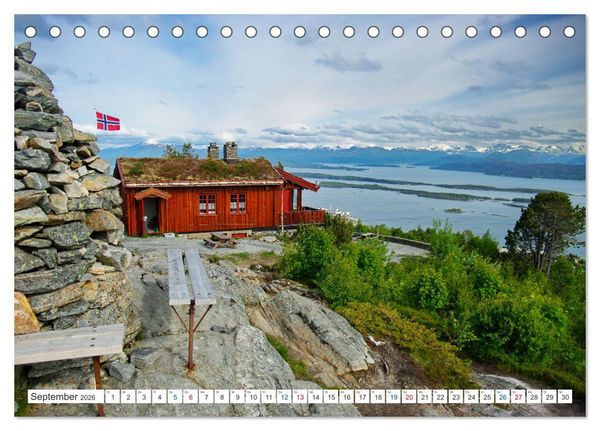 Produktbild: Norwegen PUR (Tischkalender 2026 DIN A5 quer), CALVENDO Monatskalender