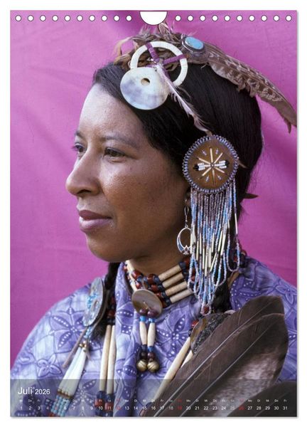 Produktbild: INDIANER Portrait Collection 2 (Wandkalender 2026 DIN A4 hoch), CALVENDO Monatskalender