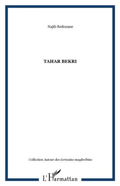 Produktbild: Tahar bekri