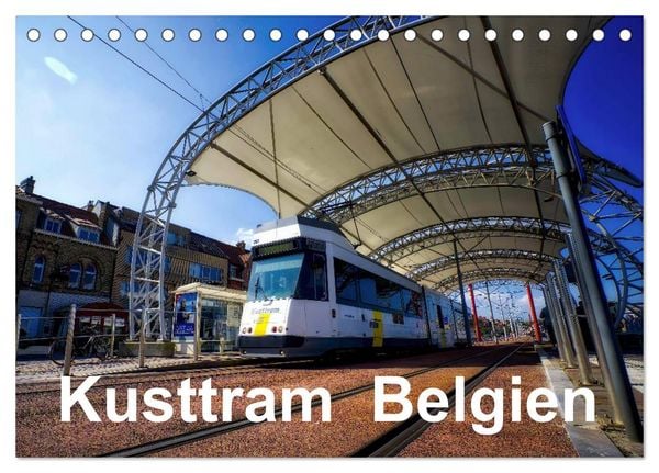 Produktbild: Kusttram Belgien (Tischkalender 2026 DIN A5 quer), CALVENDO Monatskalender