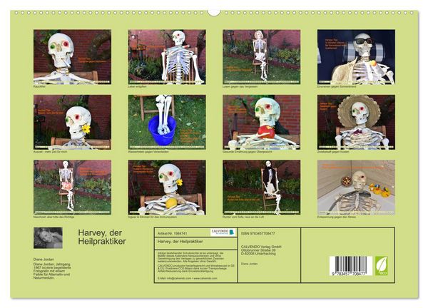 Produktbild: Harvey, der Heilpraktiker (hochwertiger Premium Wandkalender 2026 DIN A2 quer), Kunstdruck in Hochglanz