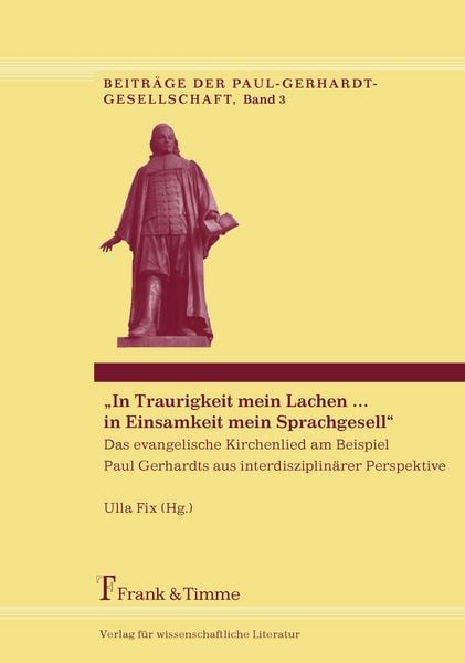 'In Traurigkeit mein Lachen ... in Einsamkeit mein Sprachgesell'