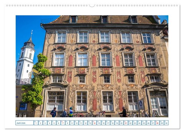 Produktbild: Insel Lindau - Bayerische Perle im Bodensee (Wandkalender 2026 DIN A2 quer), CALVENDO Monatskalender