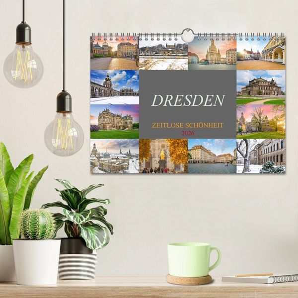 Produktbild: Dresden - zeitlose Sch&ouml;nheit (Wandkalender 2026 DIN A4 quer), CALVENDO Monatskalender