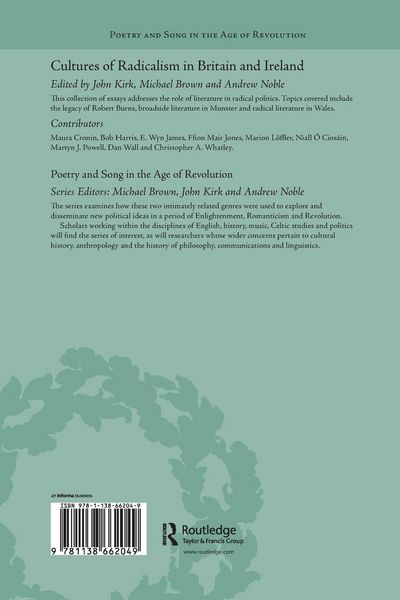 Produktbild: Cultures of Radicalism in Britain and Ireland