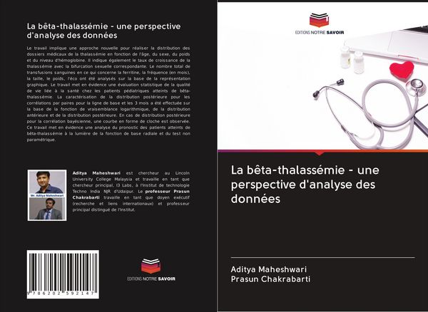 Produktbild: La b&ecirc;ta-thalass&eacute;mie - une perspective d'analyse des donn&eacute;es