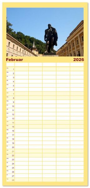 Produktbild: Familienplaner 2026 - Streifz&uuml;ge durch das Banat mit 5 Spalten (Wandkalender, 21 x 45 cm) CALVENDO