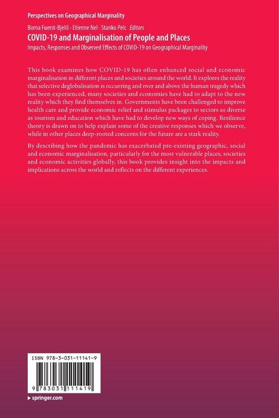 Produktbild: COVID-19 and Marginalisation of People and Places