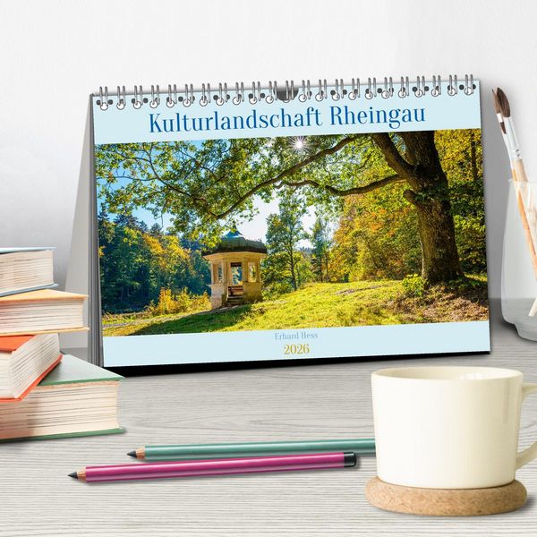 Produktbild: Kulturlandschaft Rheingau (Tischkalender 2026 DIN A5 quer), CALVENDO Monatskalender