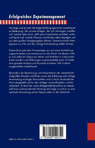 Produktbild: Erfolgreiches Depotmanagement