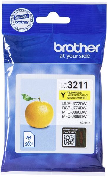 Brother Druckerpatrone LC-3211Y Original Gelb LC3211Y