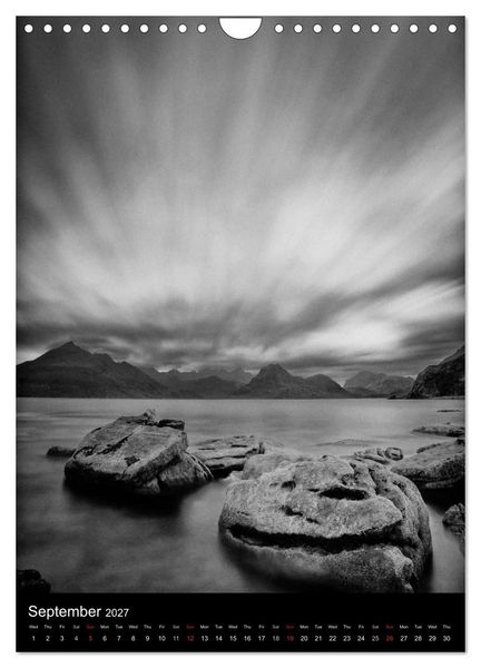 Produktbild: Journeys - Black & White (Wall Calendar 2027 DIN A4 portrait), CALVENDO 12 Month Wall Calendar