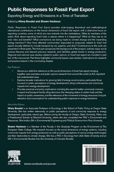 Produktbild: Public Responses to Fossil Fuel Export