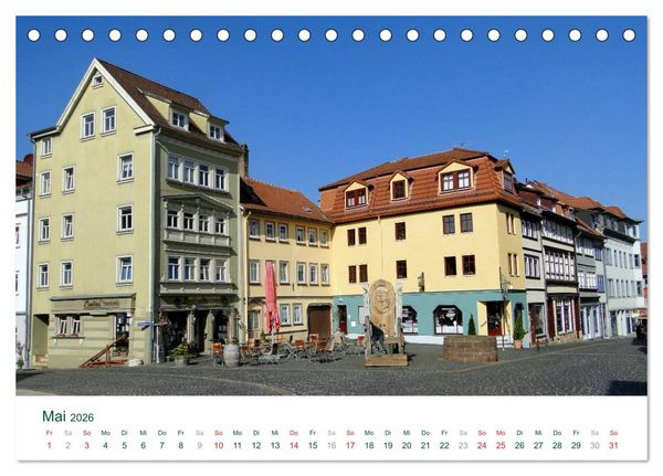 Produktbild: Residenzstadt GOTHA (Tischkalender 2026 DIN A5 quer), CALVENDO Monatskalender