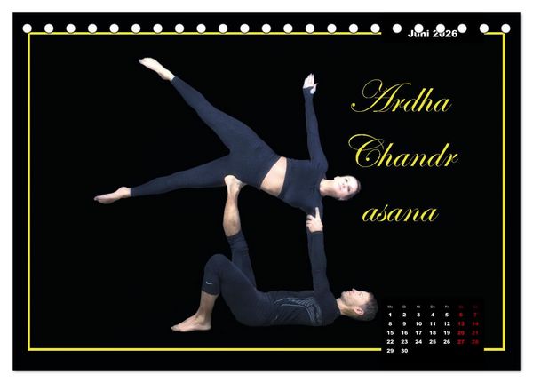 Produktbild: Yoga - Asana (Tischkalender 2026 DIN A5 quer), CALVENDO Monatskalender