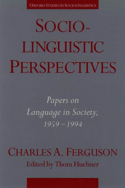 Produktbild: Sociolinguistic Perspectives