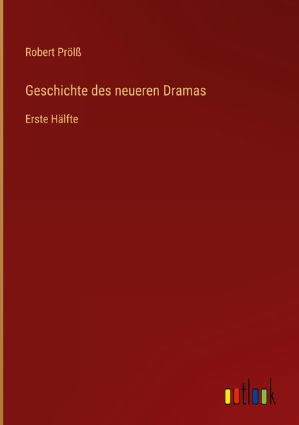 Produktbild: Geschichte des neueren Dramas