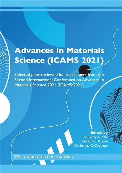 Produktbild: Advances in Materials Science (ICAMS 2021)