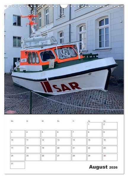 Produktbild: Warnem&uuml;nde Urlaub f&uuml;r zu Hause (Wandkalender 2026 DIN A3 hoch), CALVENDO Monatskalender