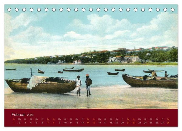 Produktbild: Altes Indien um 1900 (Tischkalender 2026 DIN A5 quer), CALVENDO Monatskalender