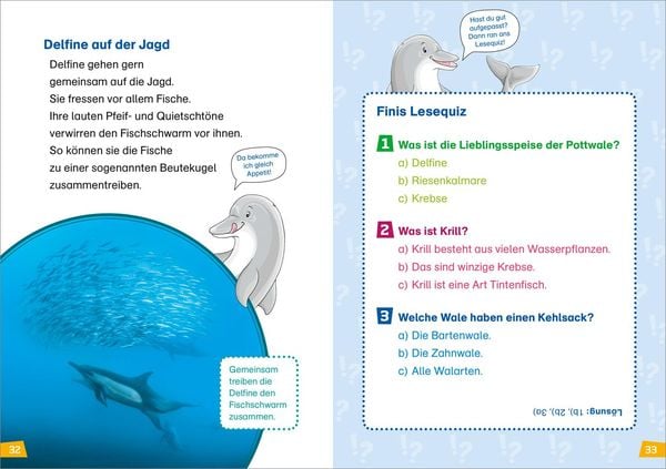 Produktbild: WAS IST WAS Erstes Lesen Band 1. Wale und Delfine