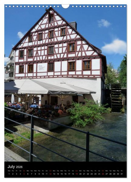 Produktbild: Ulm, City on the River Danube / UK-Version (Wall Calendar 2026 DIN A3 portrait), CALVENDO 12 Month Wall Calendar