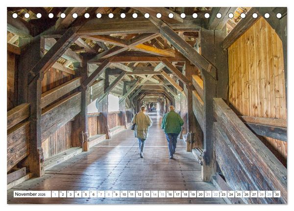 Produktbild: Bad S&auml;ckingen - St&auml;dtle am Hochrhein (Tischkalender 2026 DIN A5 quer), CALVENDO Monatskalender