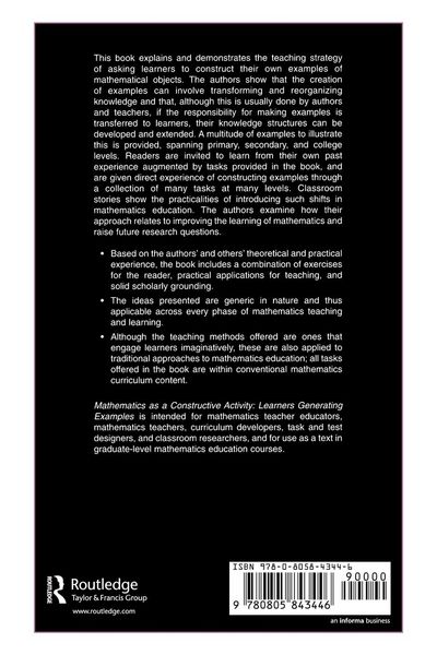Produktbild: Mathematics as a Constructive Activity