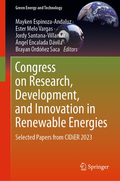 Produktbild: Congress on Research, Development, and Innovation in Renewable Energies
