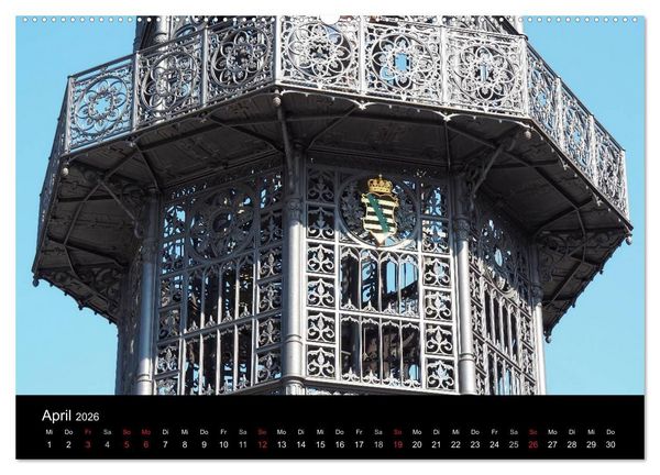 Produktbild: Der Gusseiserne Turm zu L&ouml;bau (hochwertiger Premium Wandkalender 2026 DIN A2 quer), Kunstdruck in Hochglanz
