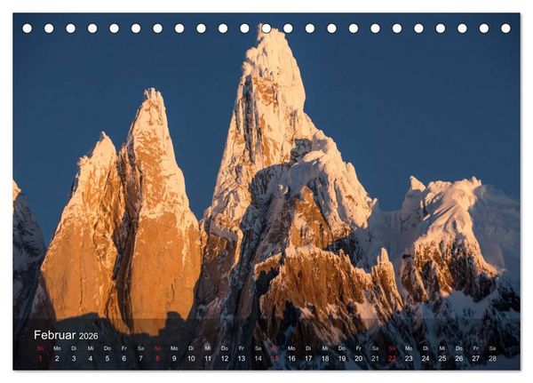 Produktbild: Majest&auml;tische Berge Cerro Torre Patagonien (Tischkalender 2026 DIN A5 quer), CALVENDO Monatskalender