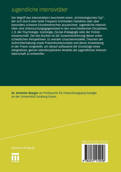 Produktbild: Jugendliche Intensivt&auml;ter
